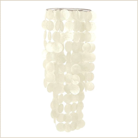 Capiz Shell Chandelier/Windchime - Natural (Fair Trade)