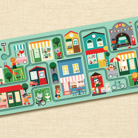 Follow + Spot 10 Piece Jigsaw Puzzle Around Town
