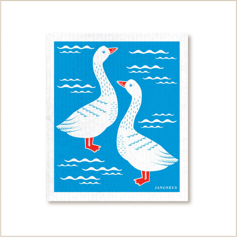 Swedish Dish Cloth - Geese