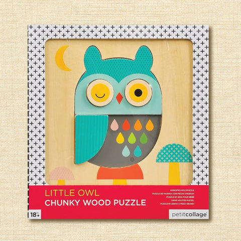 Little Owl Chunky Wood Puzzle