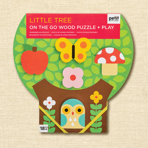 Little Tree Chunky Wood Puzzle + Play