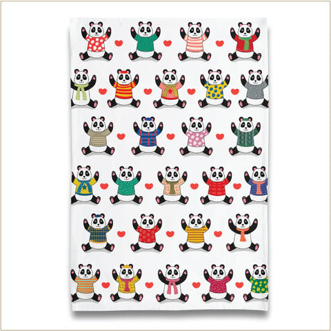 Tea Towel - Cotton - Pandamonium