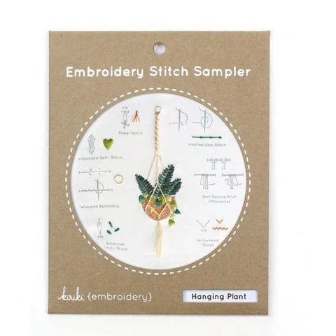 Kiriki Press - Hanging Plant - Stitch Sampler
