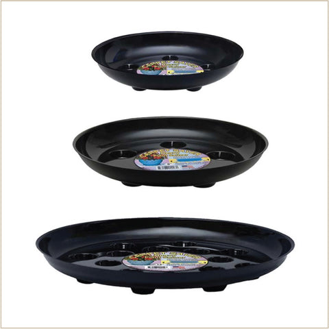 Saucer - Black Heavy Foot (Heavy Duty)