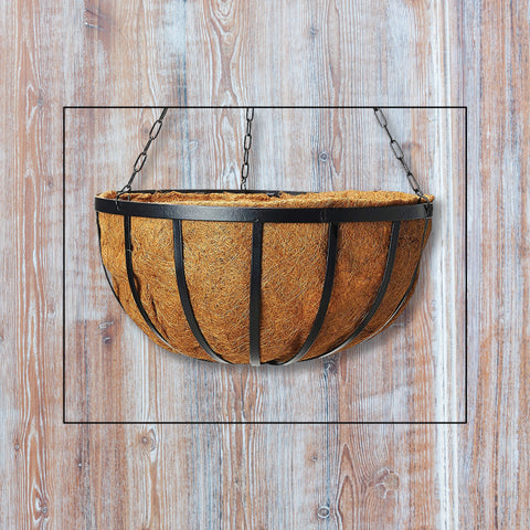 Deluxe Metal Hanging Basket with Liner