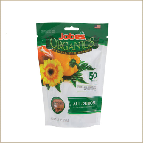 Jobe's Organics  Fertilizer Spikes - All-Purpose 4-4-4