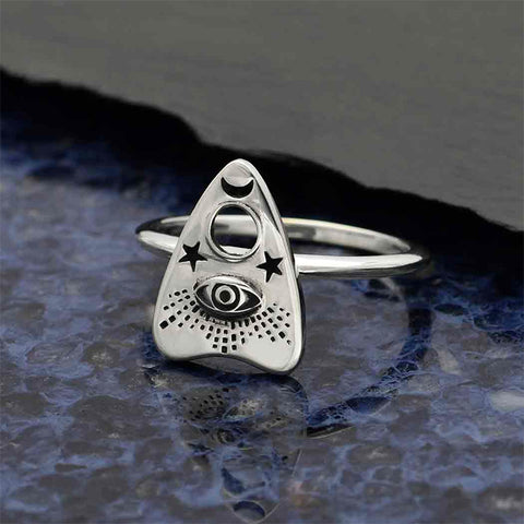 Ring - Sterling Silver Ouija Planchette Ring