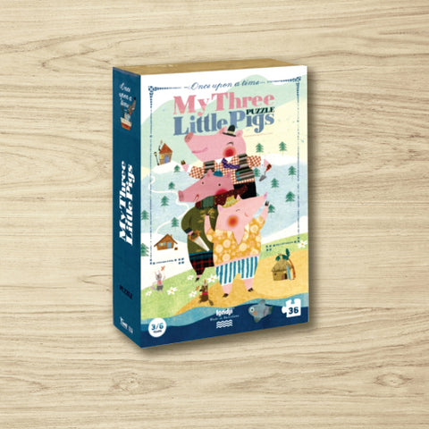 Puzzle - My Three Little Pigs - 36 pieces