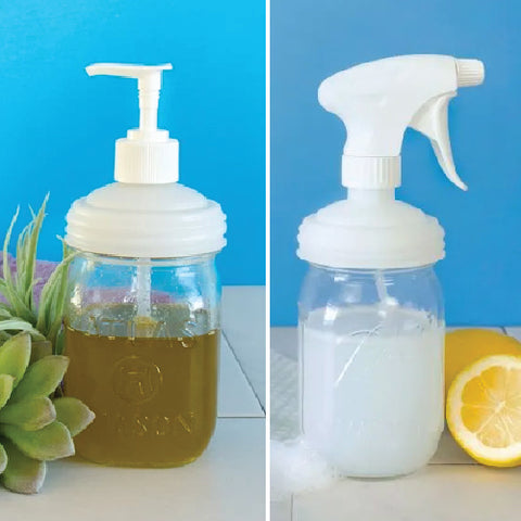 reCAP® Mason Jar Adapta Spray and Adapta Pump Combo