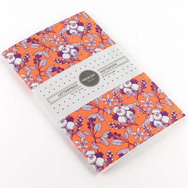 Porchlight Press Notebook - Saskatoon Berry Pocket Notebook