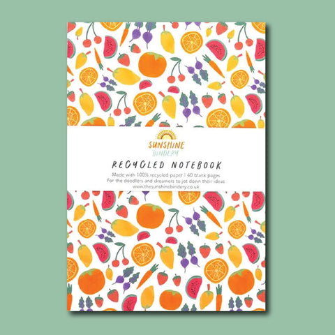 The Sunshine Bindery - Fruity Jotter Notebook A5