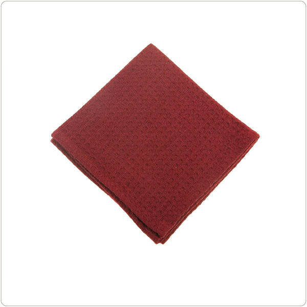 Dish Cloth - Waffle Weave Burgundy