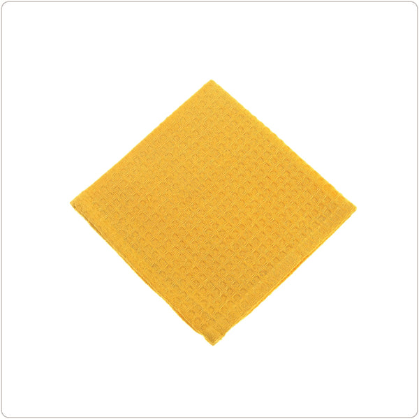 Dish Cloth - Waffle Weave Golden Yellow
