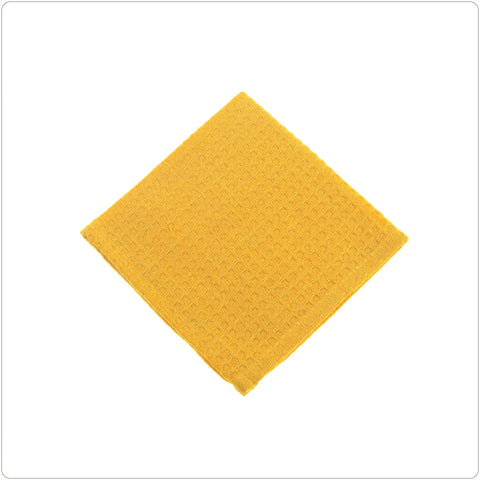 Dish Cloth - Waffle Weave Golden Yellow