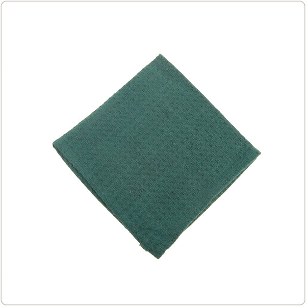 Dish Cloth - Waffle Weave Hunter Green