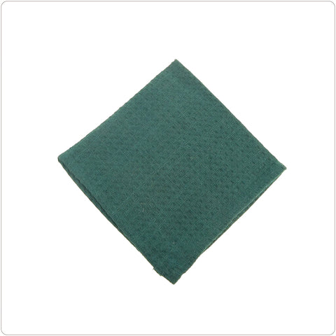 Dish Cloth - Waffle Weave Hunter Green