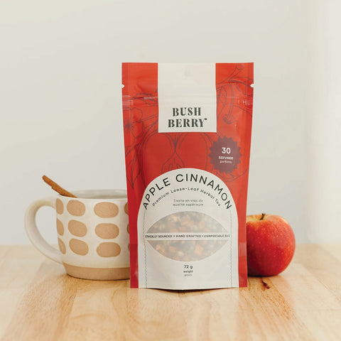 Bush Berry Tea - Organic Apple Cinnamon Loose Leaf Tea