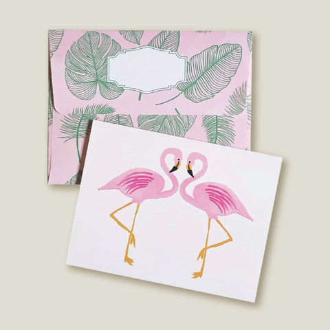 Artistry Note Card - Flamingo Love Greeting Ca