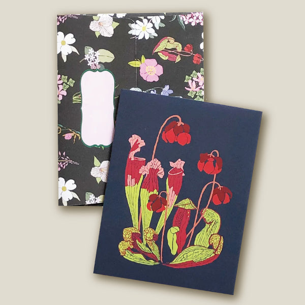 Artistry Note Card - Newfoundland & Labrador Pitcher Plant