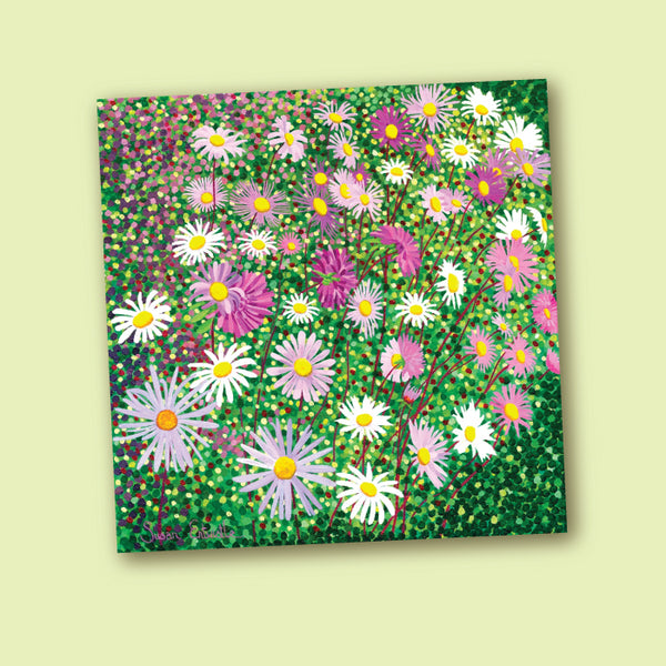 Susan Entwistle Greeting Card - Asters