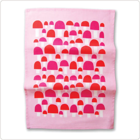 Tea Towel - Badger & Burke Mushroom