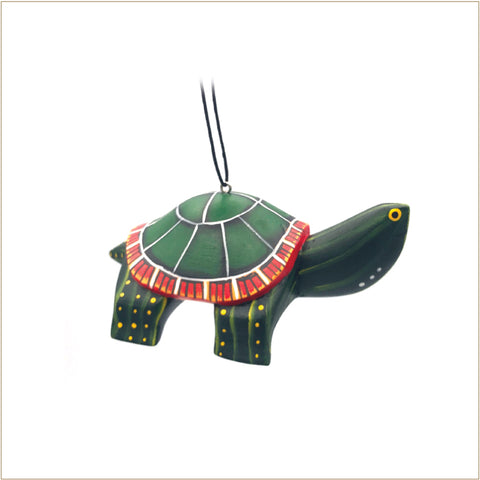 Ornament - Fair Trade Balsa Wood Eastern Painted Turtle