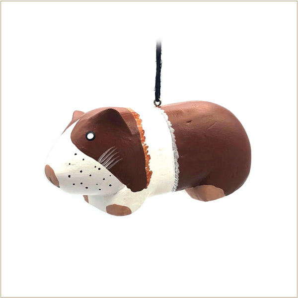 Ornament - Fair Trade Balsa Wood Guinea Pig