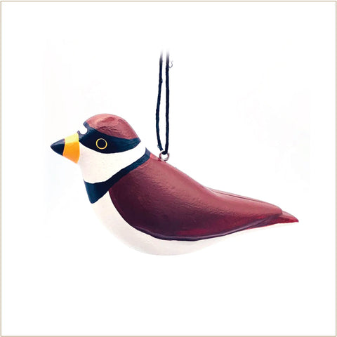 Ornament - Fair Trade Balsa Wood Killdeer