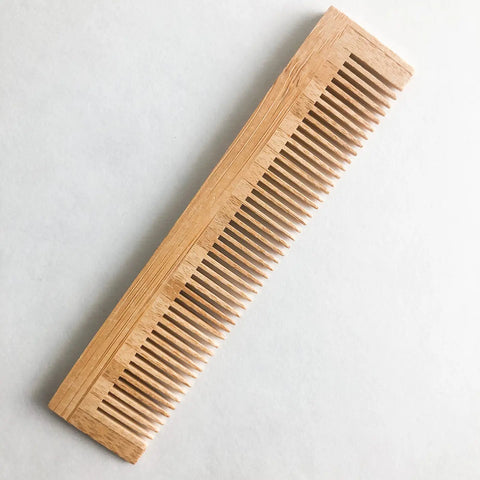 Hair Comb - Natural Bamboo - Biodegradable