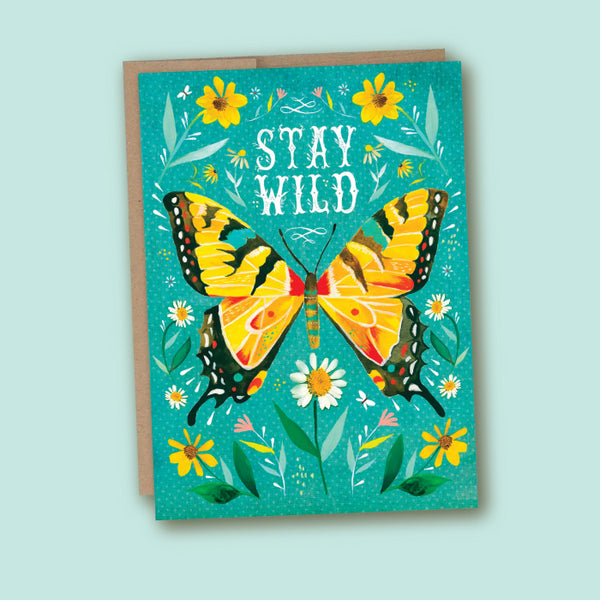 Katie Daisy 'Stay Wild' Birthday Card