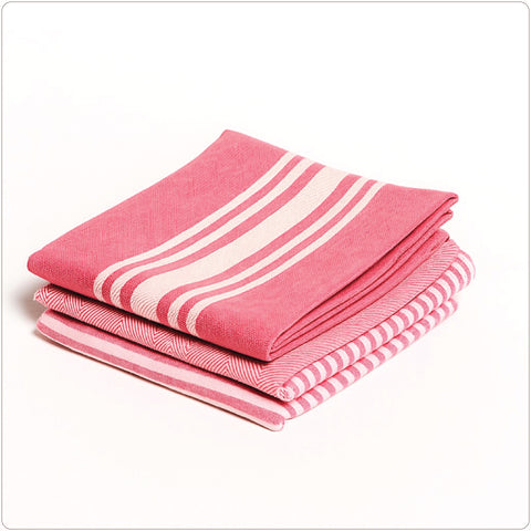 Kitchen Towels - Bistro - Set of 3 Red