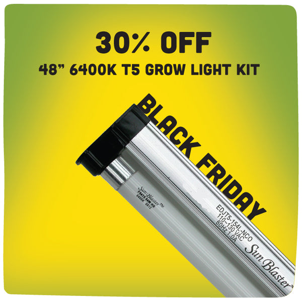 Grow Light - SunBlaster™ Full Spectrum T5 4' (48") Kit - BLACK FRIDAY SALE