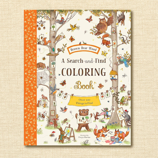 Brown Bear Wood: A Search-And-Find Coloring Book