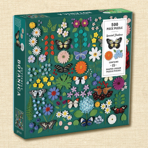 Buterfly Botanica Jigsaw Puzzle - 500 Pieces