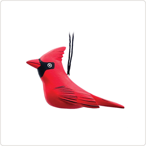 Ornament - Fair Trade Balsa Cardinal