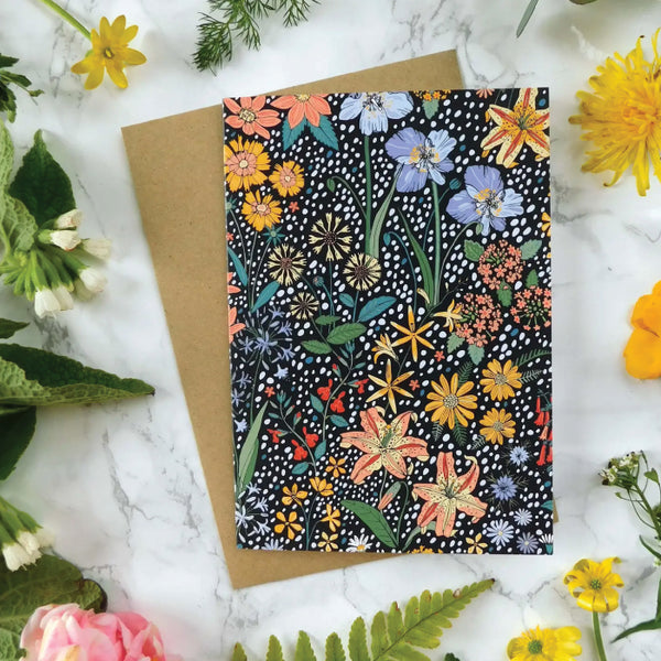 Mystical Sky Studio Note Card - Chelsea Flowers