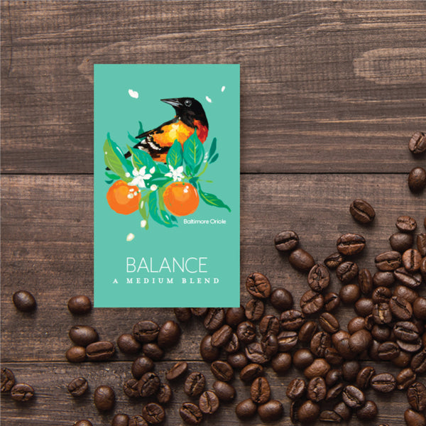 Coffee - Balance (Medium) Birds and Beans Organic Fair Trade Whole Bean