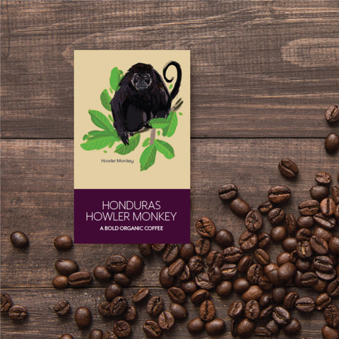 Coffee - Honduras Howler Monkey - Birds and Beans Organic Fair Trade Whole Bean