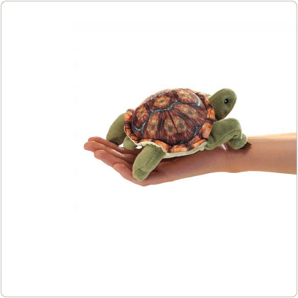 Puppet - Folkmanis® Mini Tortoise (Finger Puppet)