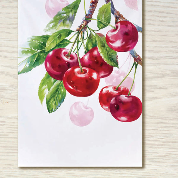 Tea Towel - Cherries (Cotton)