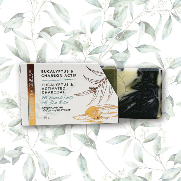 Bar Soap - Driftwood Naturals Eucalyptus & Activated Charcoal