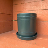 Ceramic Pot - Earthy Modern Striped 15 cm