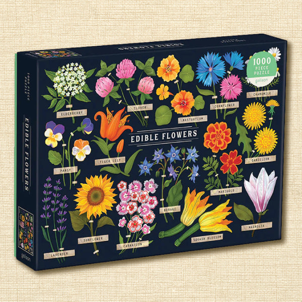 Edible Flowers Jigsaw Puzzle - 1000 Pieces