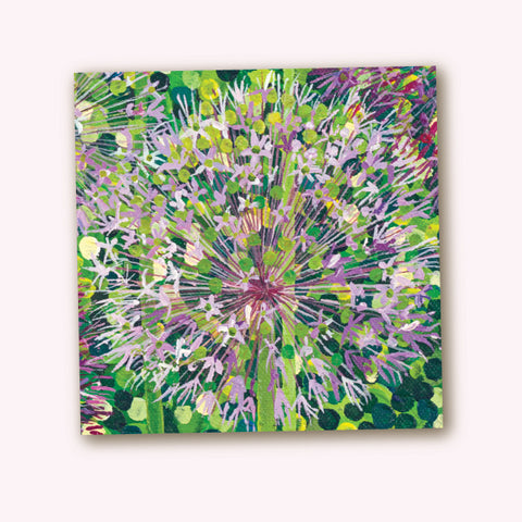 Susan Entwistle Greeting Card - Allium Christophii