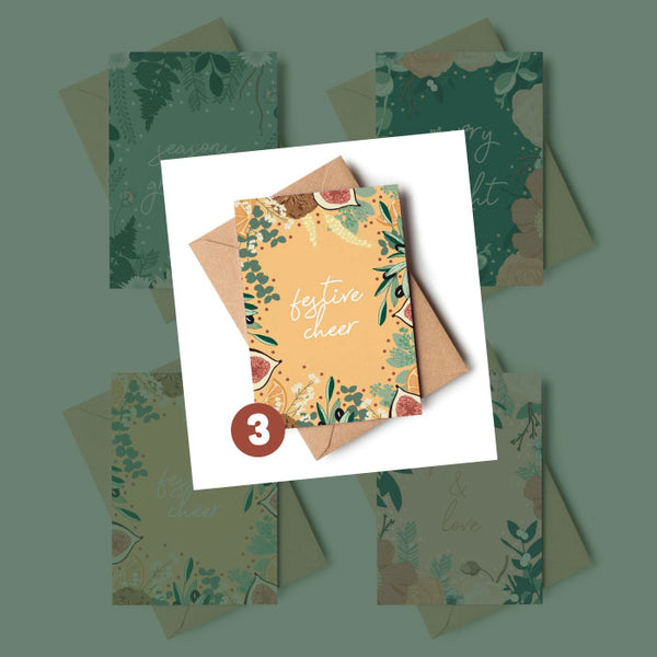 Wildwood Paper Note Card Mini - Festive Cheer