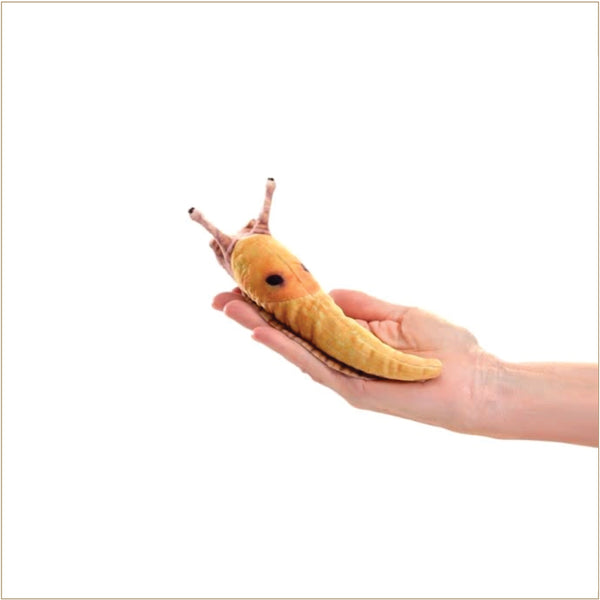 Puppet - Folkmanis® Mini Banana Slug (Finger Puppet)