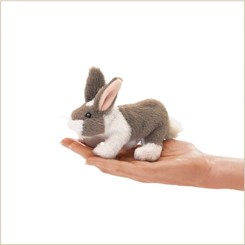 Puppet - Folkmanis® Mini Bunny Rabbit (Finger Puppet)