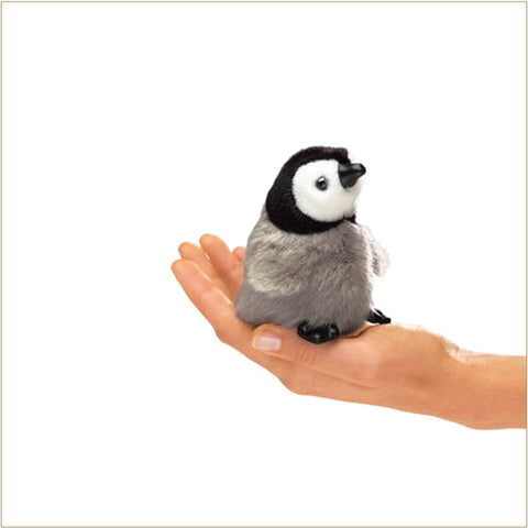 Puppet - Folkmanis® Mini Emperor Penguin (Finger Puppet)