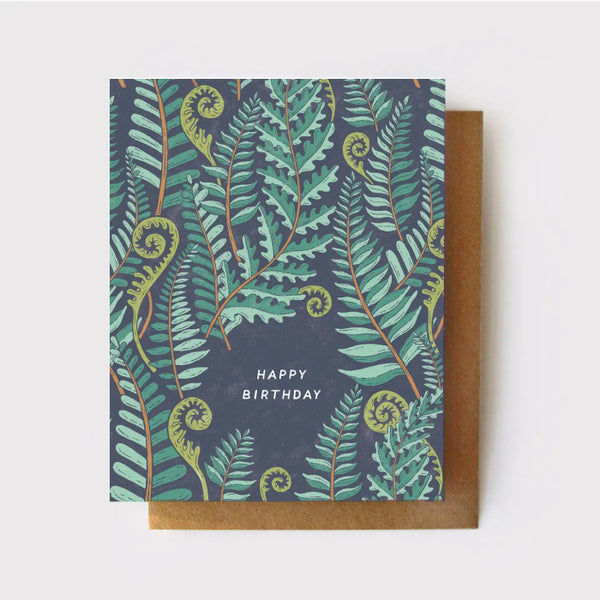 Root & Branch Paper Co. - Forest Fern Birthday Card