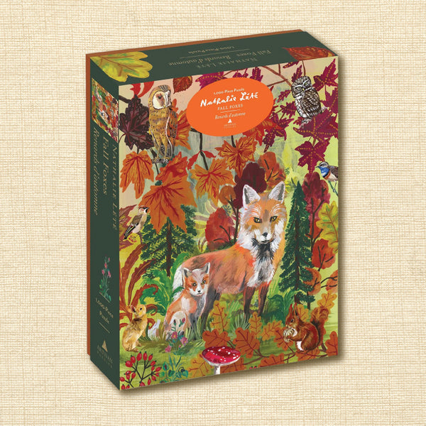 Jigsaw Puzzle - Nathalie Lété Fall Foxes 1000 Piece Jigsaw Puzzle